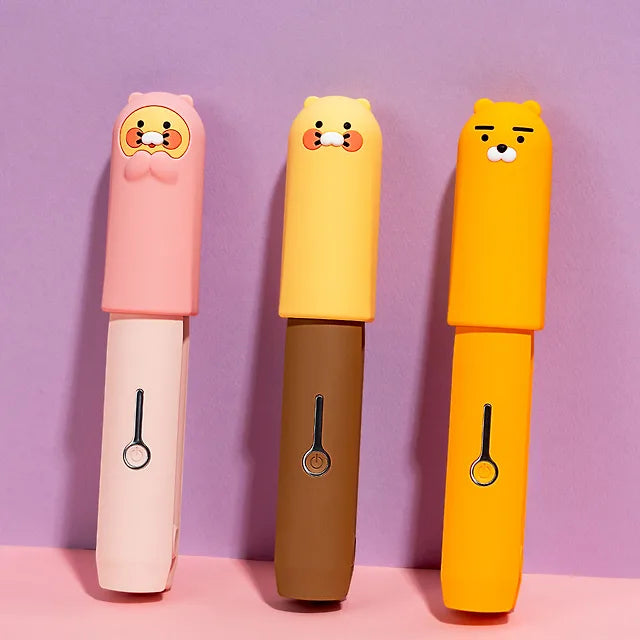 [Exclusive] Kakao Friends Portable Wireless Mini Curling Iron