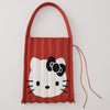 [Store Exclusive/Limited Quantity]Lucky Pleated Knit Big Bag Hello Kitty - Barbados Red