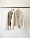 [OUNCE] Baby Alpaca Mokara Short Coat 高級感輕奢氣質短款BABY羊駝毛外套