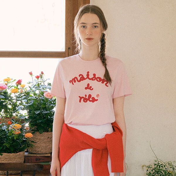 MAISON DE ROLA EMBROIDERY T-SHIRT