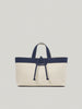 Agathe Tote Bag - Indigo Blue