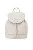 Acorn Quilted Backpack - Ivory