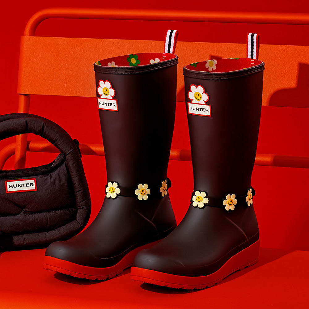 [Hunter X Wiggle Wiggle] Play Tall Rain Boots Strap Set