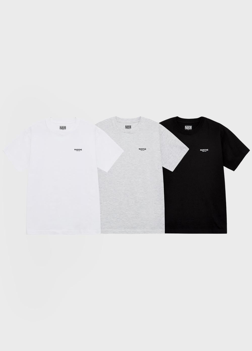 3PACK SMALL REGULAR LOGO TEE - MIX