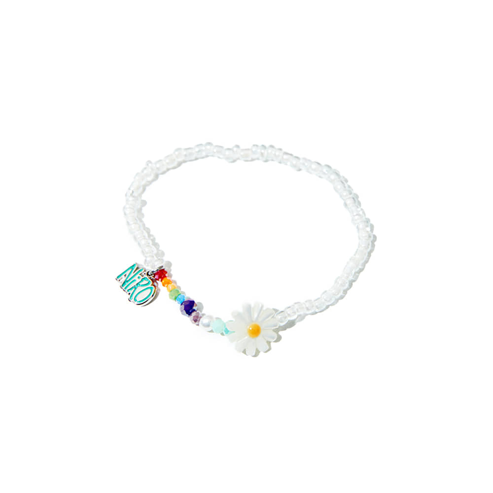Niro RAiNBOW DAiSY BEADS BRACELET #61  大聲送給G-Dragon 同款彩虹雛菊友誼手鏈