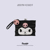 Lucky Pleated Knit Clutch Small