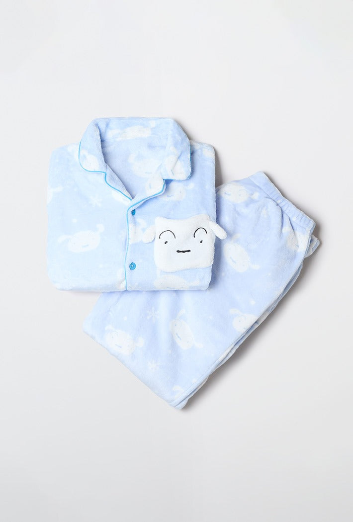 [Crayon Shinchan 2025] Can't stop Changgu sleep pajama 長袖珊瑚毛毛睡衣套裝