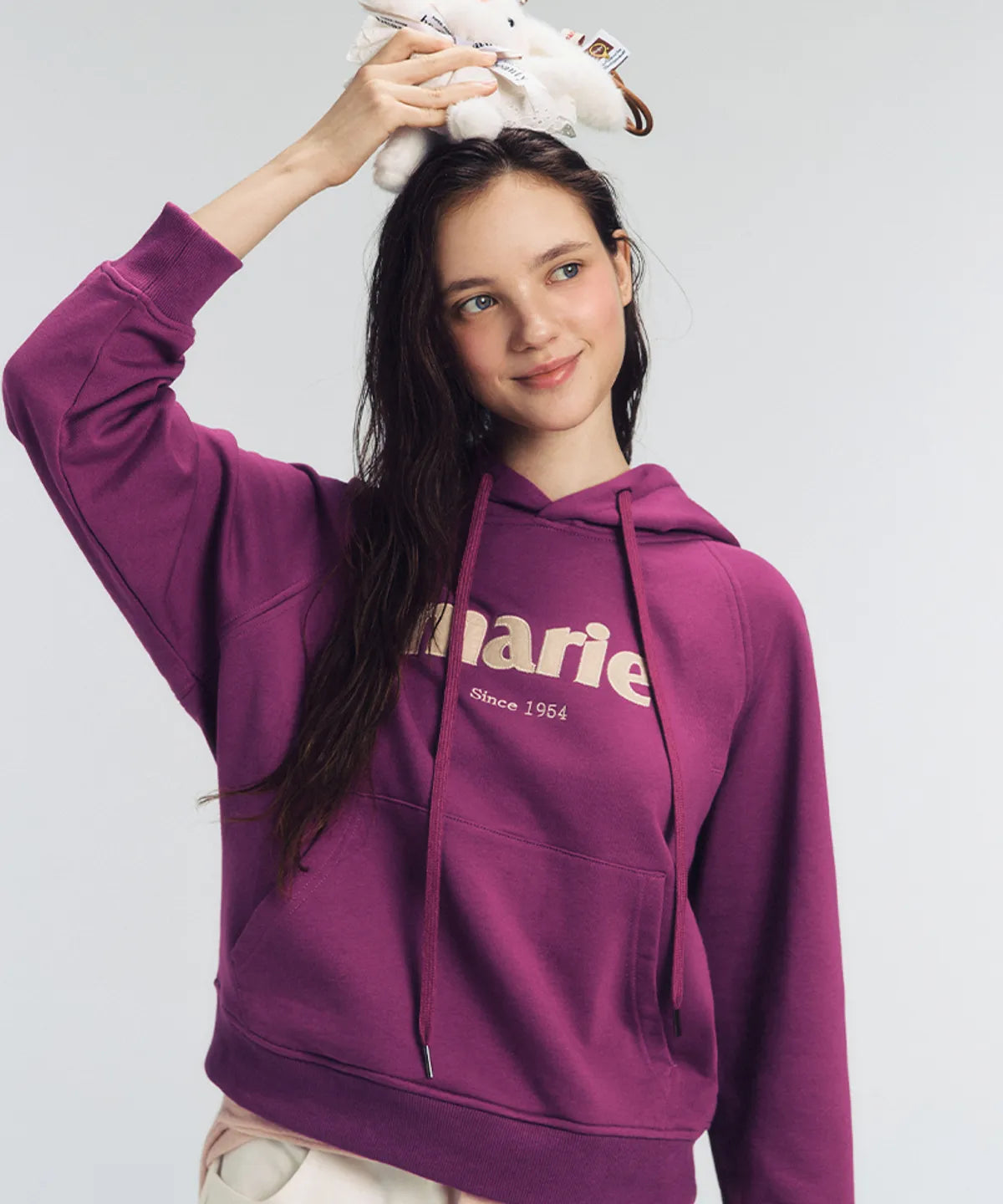 Marie Classic Reglan Regular Fit Hoodie