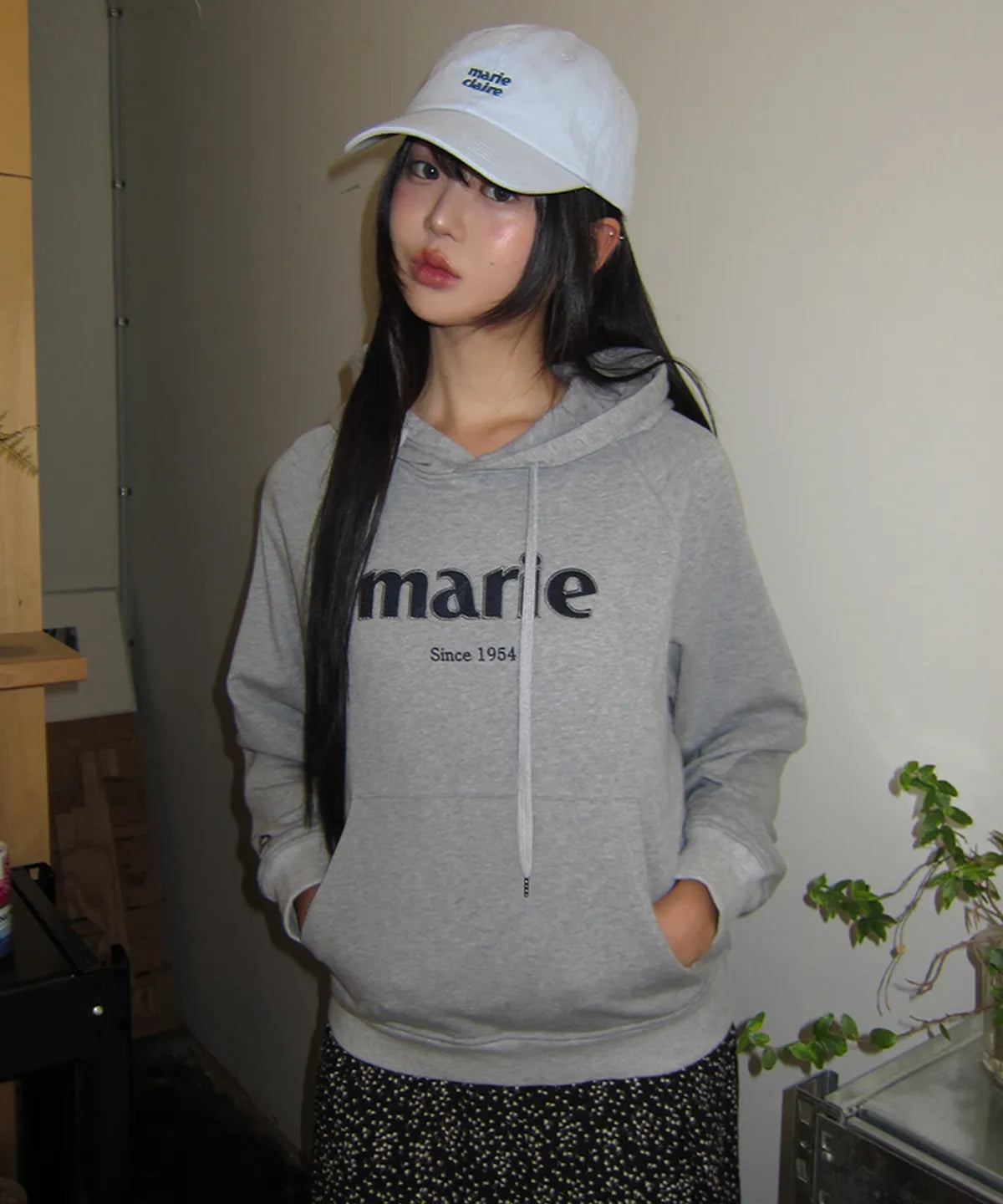 Marie Classic Reglan Regular Fit Hoodie