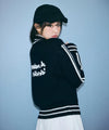 [張員瑛 PICK]MAISON DE ROLA EMBROIDERY WOOL BLENDED KNIT ZIP-UP