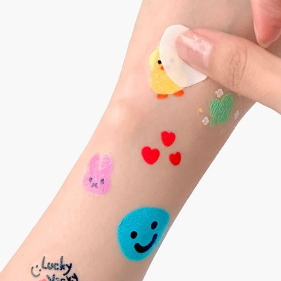 DIY tattoo making set 12 color paper set 自製紋身貼紙套裝