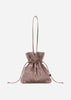 Crinkle Shoulder Bag - Glittery Pink