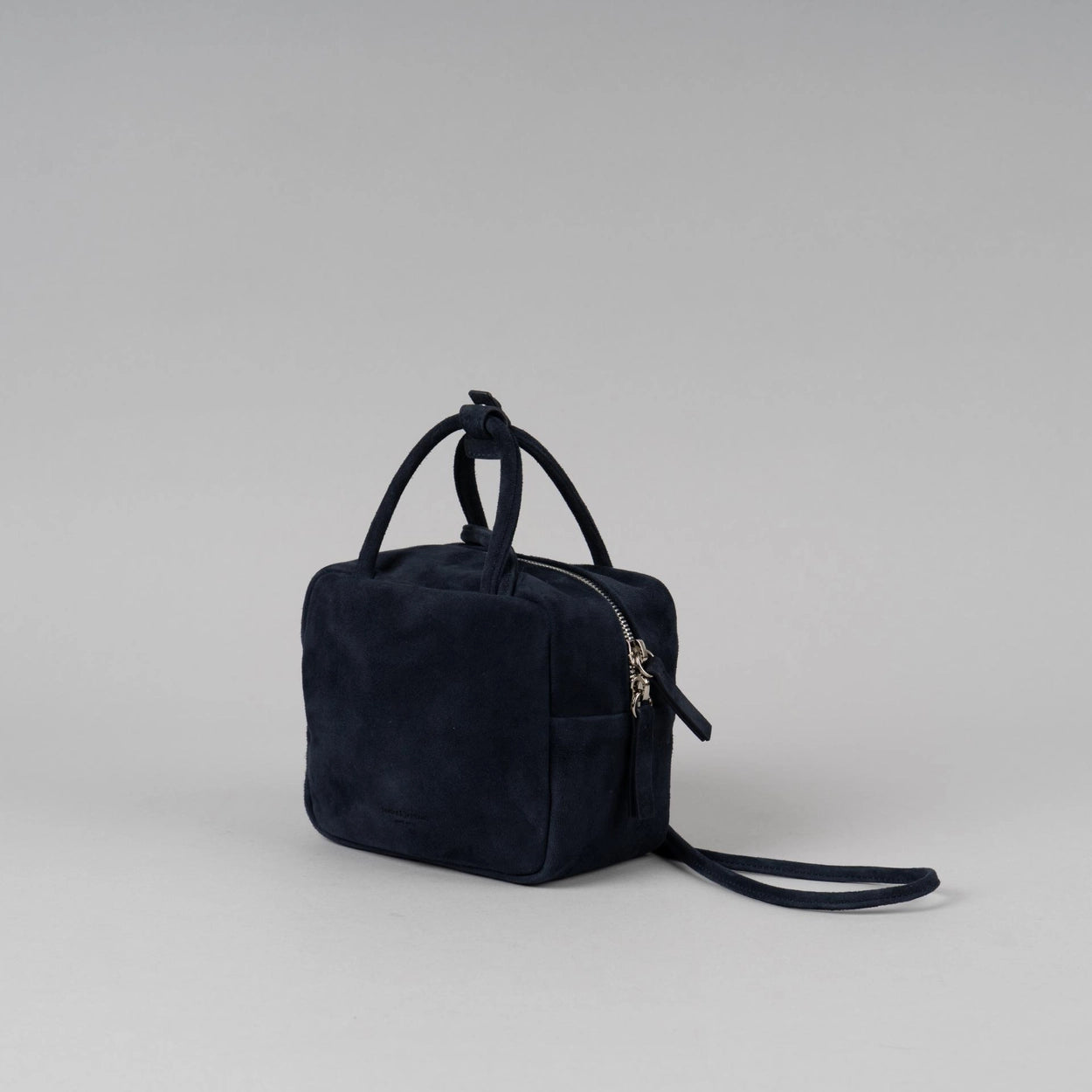 ♥︎bucks&leather♥︎25FW 真皮方形簡約保齡球包(Mini - Suede)