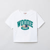 (Woodie) Graphic Crop Short Sleeve T-Shirt