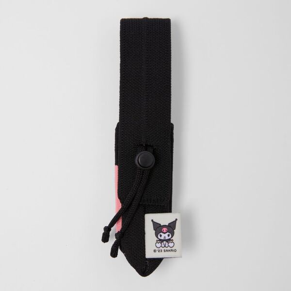 Lucky Pleats Knit Nano Bag - Kuromi Rich Black