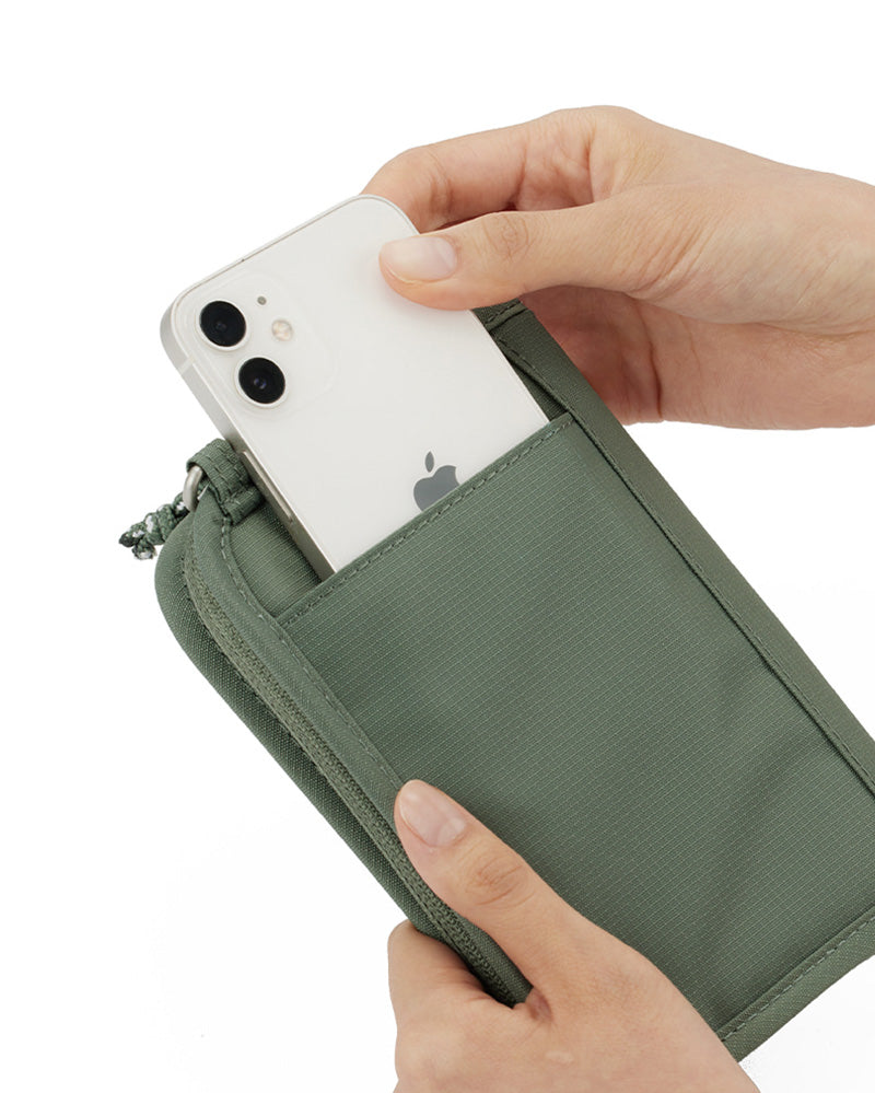 [Branden] Safe Cross Passport Wallet Bag