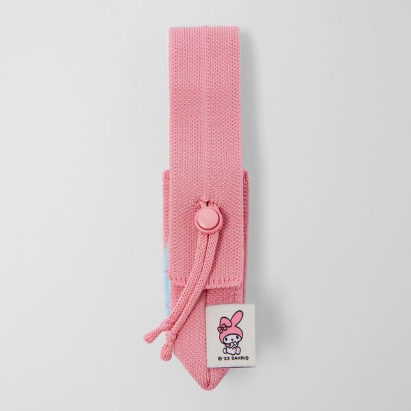 Lucky Pleats Knit Nano Bag - My Melody Blossom Pink