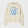 WOMEN'S BIG LILY GRAPHIC SEMI-OVERFIT SWEATSHIRT