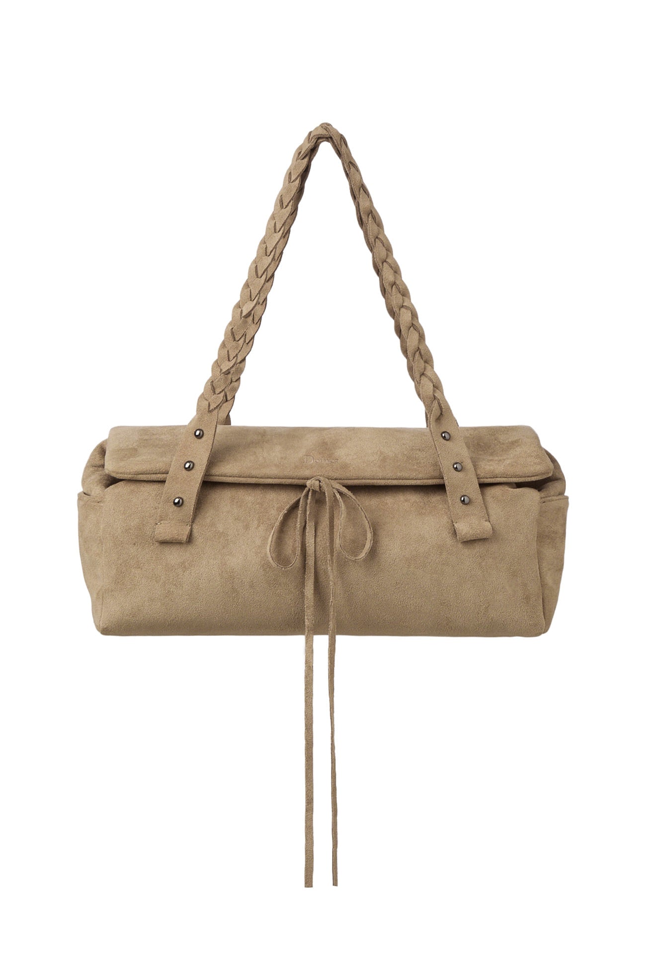 RIBBON-DETAIL SHOULDER BAG