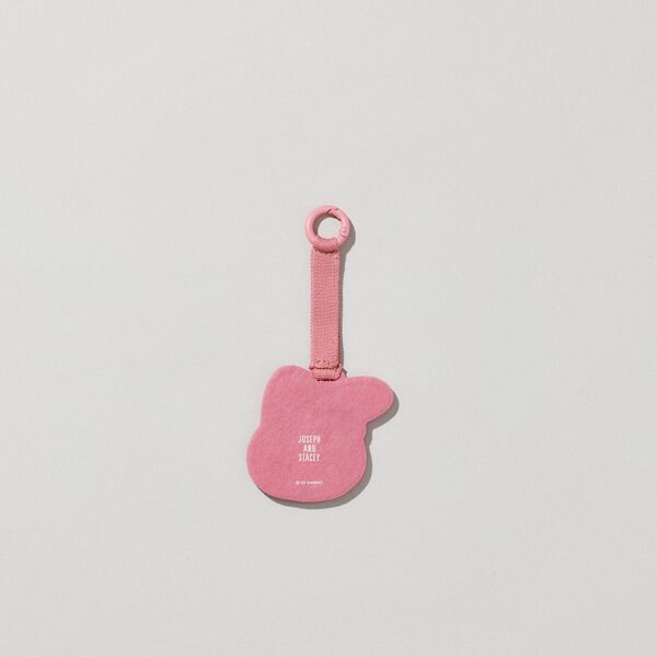 Lucky Pleated Knit Face Keyring My Melody - Pink