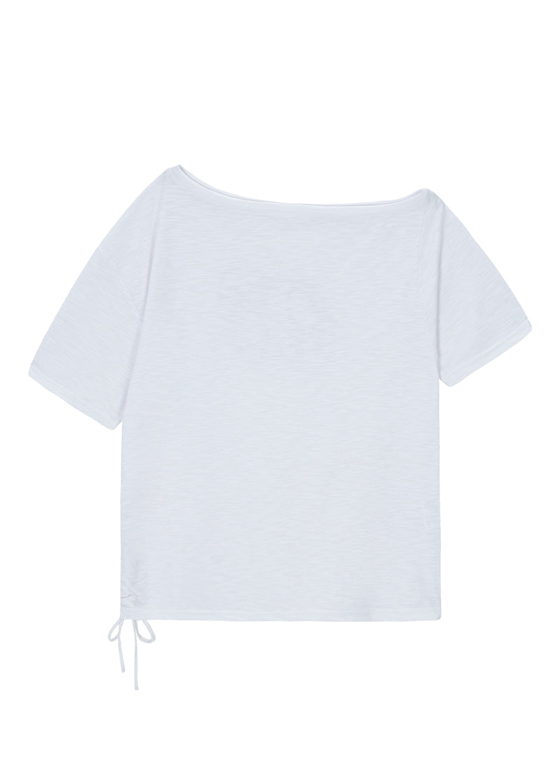 KIKI BOXY SHIRRING TEE