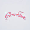 [Acmé de la Vie] ADLV X LISA TWINKLE SCRIPT LOGO BASIC SHORT SLEEVE T-SHIRT - WHITE