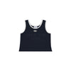 [Acmé de la Vie] ADLV X LISA CIRCLE WAPPEN CROP TANK TOP - NAVY