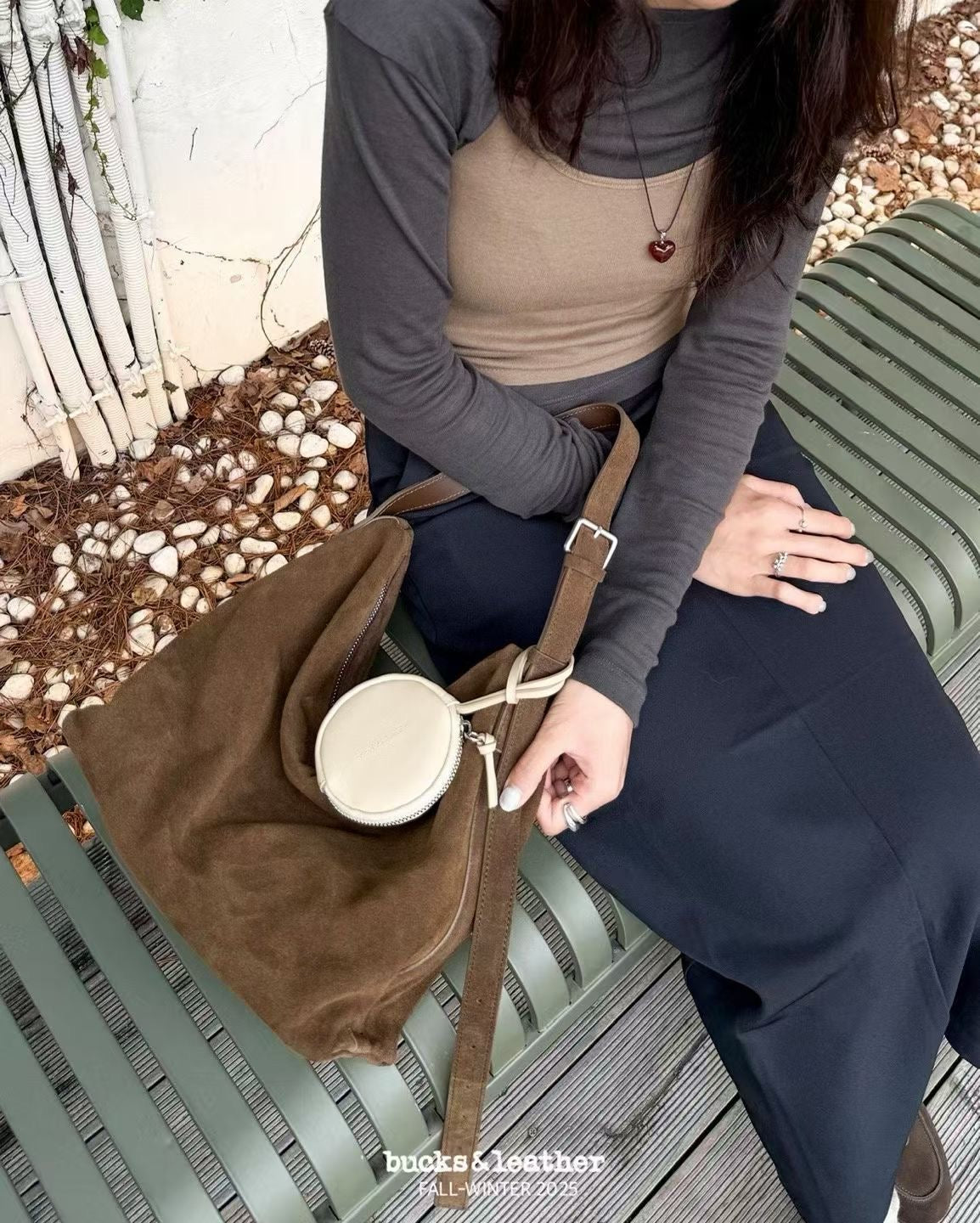 ♥︎bucks&leather♥︎25FW 真皮法式淺口托特包