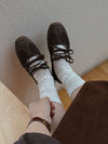 🇰🇷Sketch in love - Ribbon Mood Sneakers