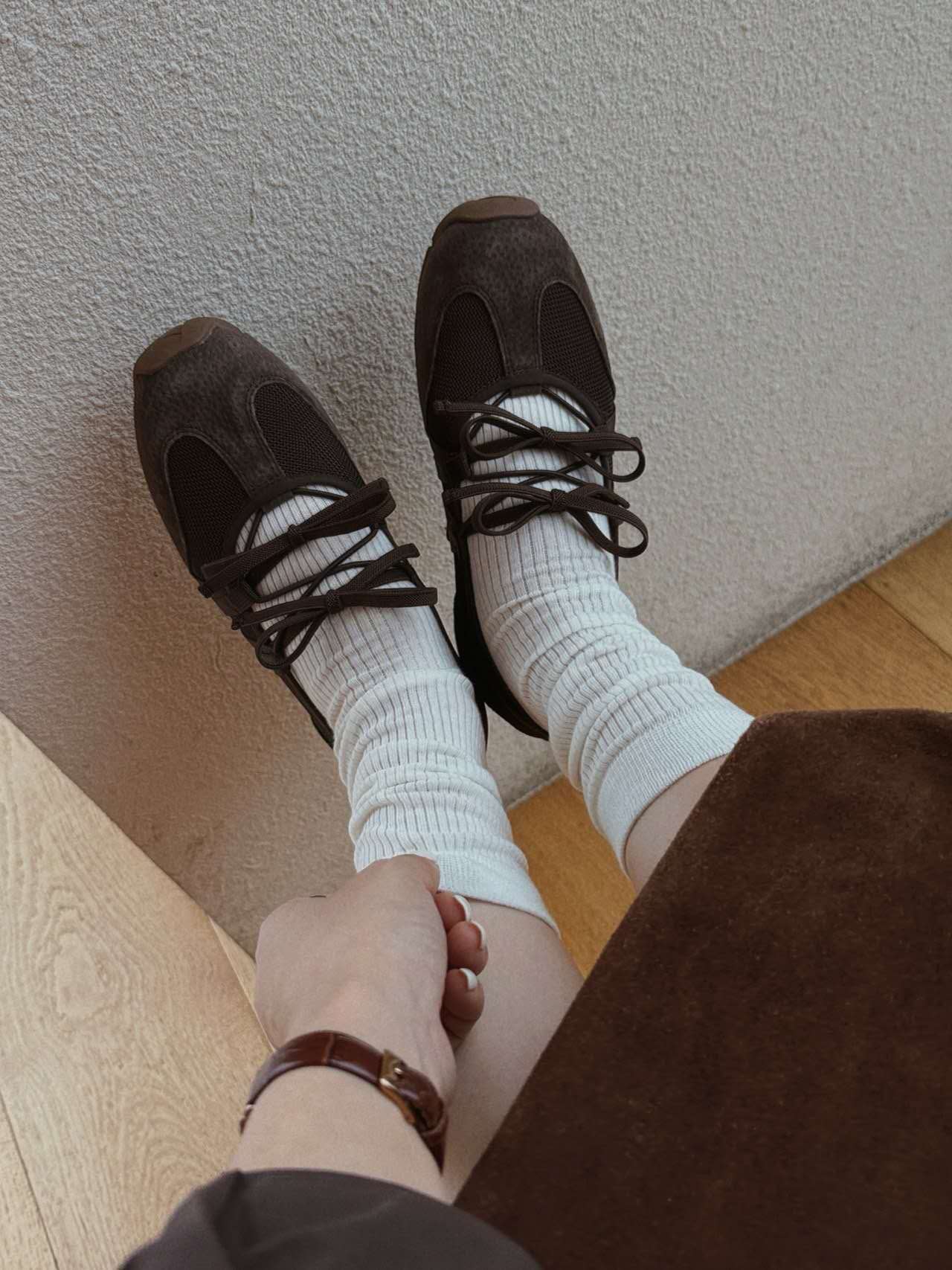 🇰🇷Sketch in love - Ribbon Mood Sneakers