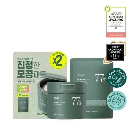 Anua Heartleaf 77 Clear Pad (70+70 Sheets Refill)