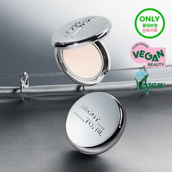 [贈送定妝噴霧30ml] About Tone Blur Powder Pact