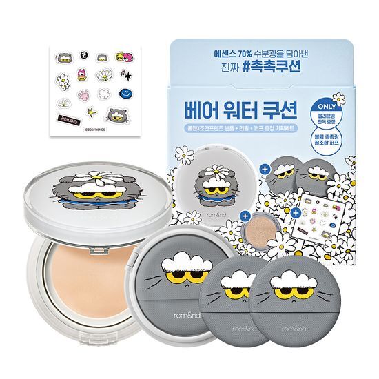 [rom&nd x Zo&Friends] Bare Water Cushion Planning (+Refill, 2 puffs gift)