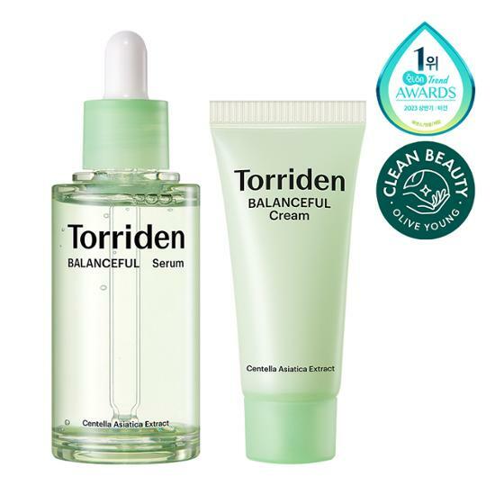 Torriden Balanceful Cica Calming Serum 50ml (+Balanceful Cream 20ml)
