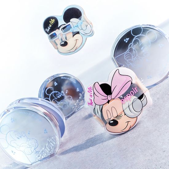 [DISNEY EDITION] Espoir Be Velvet Cover Cushion Set (+Refill, 3 Puffs, Puff Case, Sticker)