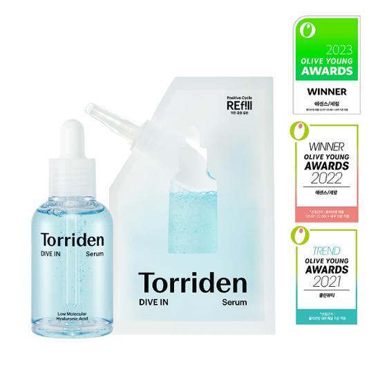Torriden Dive-in Low Molecular Hyaluronic Acid Serum 50ml Refill (+50ml Refill Pack)