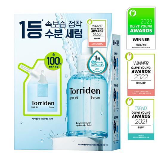 Torriden Dive-in Low Molecular Hyaluronic Acid Serum 50ml Refill (+50ml Refill Pack)