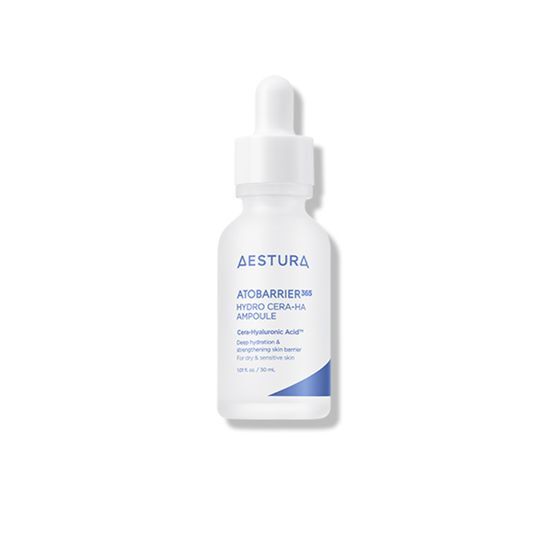 AESTURA Atobarrier365 Hydro Cera-HA Ampoule 30ml (+Ato Cream 10ml+3 Mask Packs) 修護保濕舒緩肌膚精華