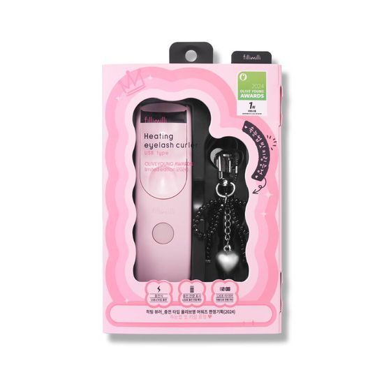 [2024 Awards] FilliMilli Heating Eyelash Curler USB Type (+Eyelash Comb Keyring)