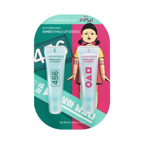 [Bring Green X Squid Game] Bring Green Bamboo Hyalu Lip Essence 11g*2ea Double Set