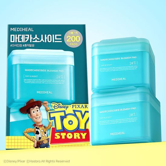 [Toy Story Edition] Mediheal Madecassoside Blemish Pad 100+100 Sheets (+Pouch)