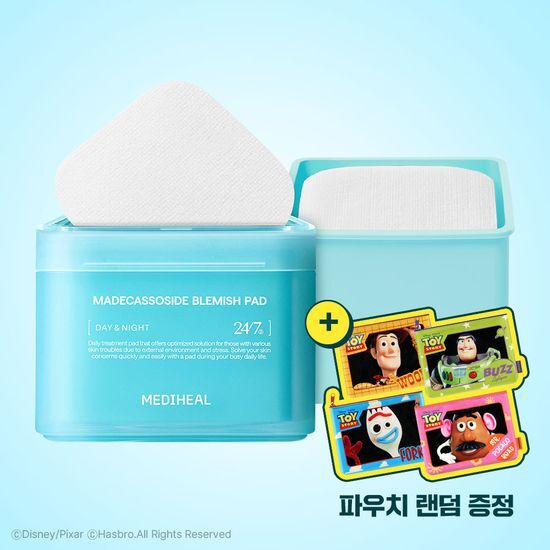 [Toy Story Edition] Mediheal Madecassoside Blemish Pad 100+100 Sheets (+Pouch)