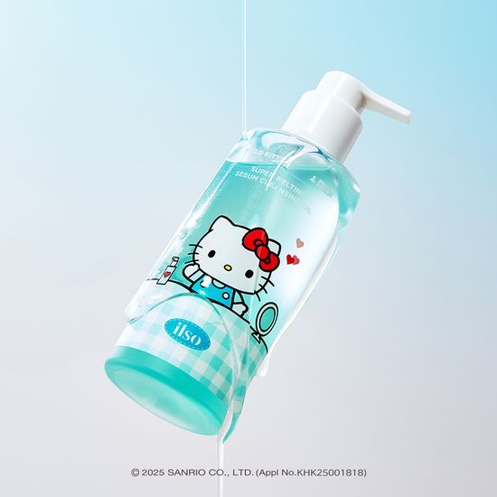 [Hello Kitty Version] ilso Super Melting Sebum Cleansing Oil 200ML  (+Hello Kitty Cleansing Brush)