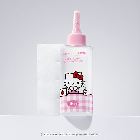 [Hello Kitty Version] ilso Super Melting Sebum Softener 150ML  (+Hello Kitty Blackhead Remover + 40 sheets of sticky cotton)