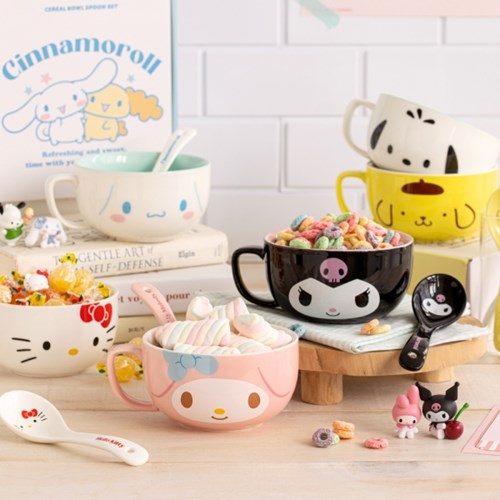 [Sanrio]Cereal Bowl Spoon Set