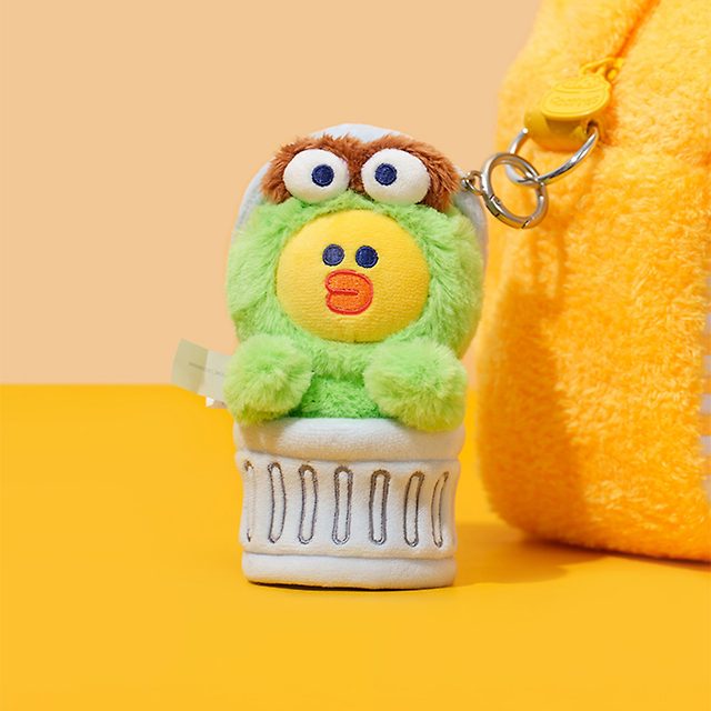 Line Friends x Sesame Street Doll Keyring