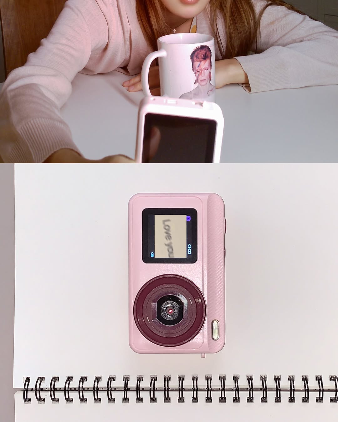text me camera Y2K CCD Camera （韓國熱賣少女粉紅色前面有mon相機）