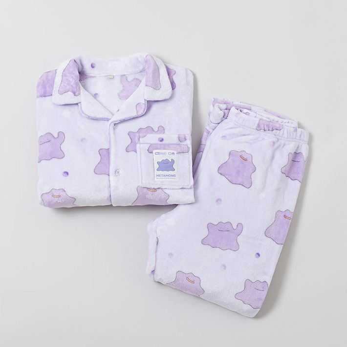 (Pokémon) I want to be a trainer Pyjamas - Purple