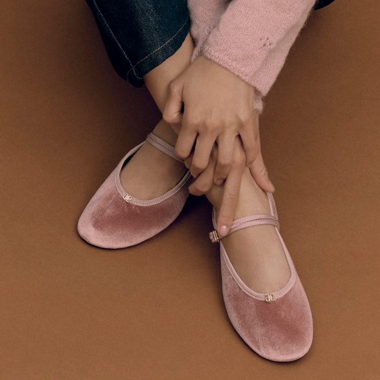 Velvet Maryjane Shoes