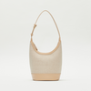 Mini Fabric Around Hobo Bag - Jaune Beige